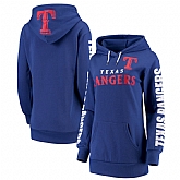 Women Texas Rangers G III 4Her by Carl Banks Extra Innings Pullover Hoodie Royal